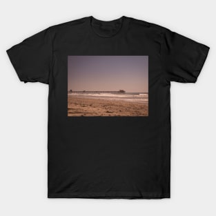 Oceanside California Pier Photo from Beach V2 T-Shirt